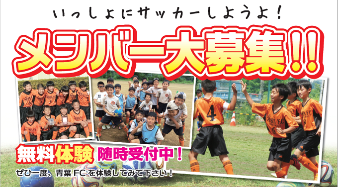 青葉ｆｃ メンバー募集